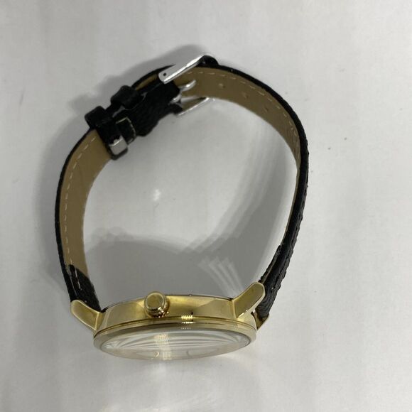 Kate Spade New York Metro 0073 Womens Black Leather Analog Dial Wrist Watch VK90 main image 6